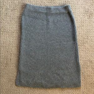 Madewell knit sweater skirt